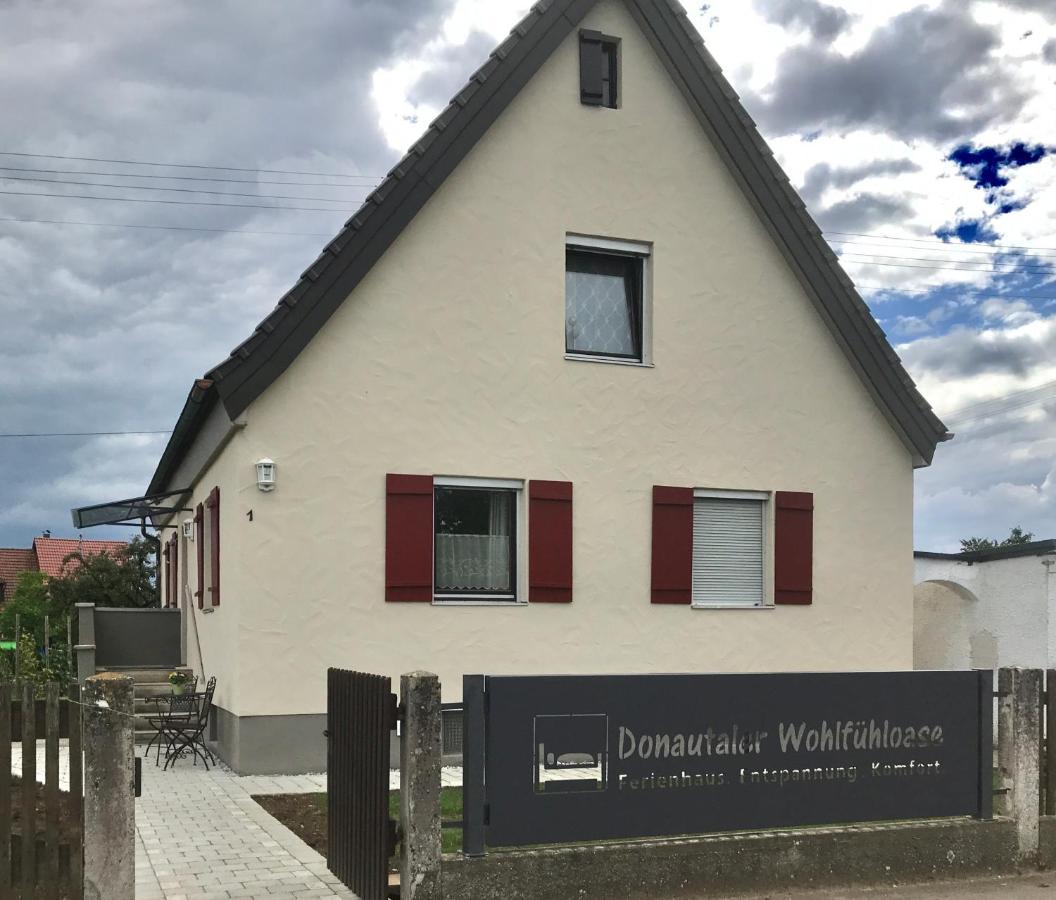 Ferienhaus Bei Lauingen, Mit Sauna Und Gartenlounge Veitriedhausen Экстерьер фото